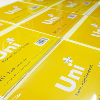 Giấy Decal A5 Tomy Uni Plus có keo dán (MS 99 - 124)