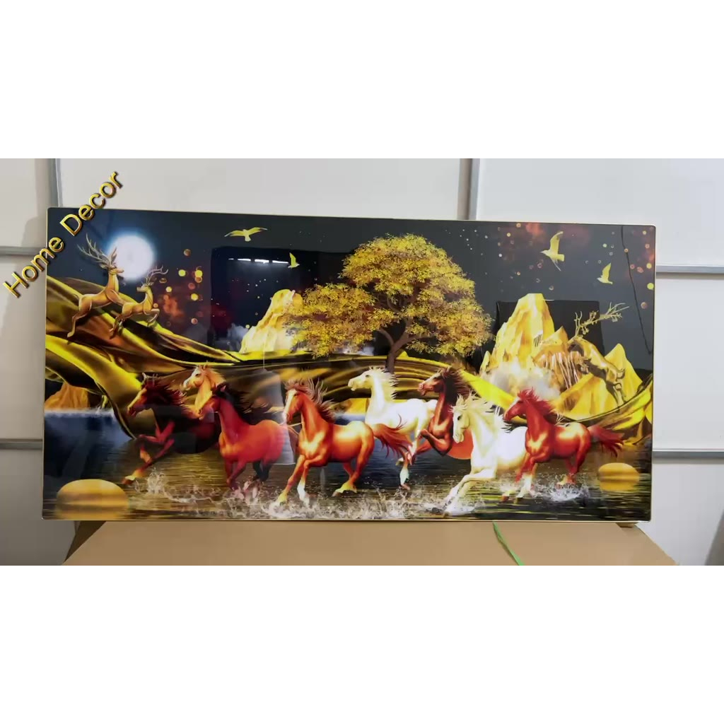 Tranh treo tường, tranh tráng gương pha lê cao cấp, Giá tại xưởng. Phù hợp trang trí phòng khách, phòng ngủ, cầu thang