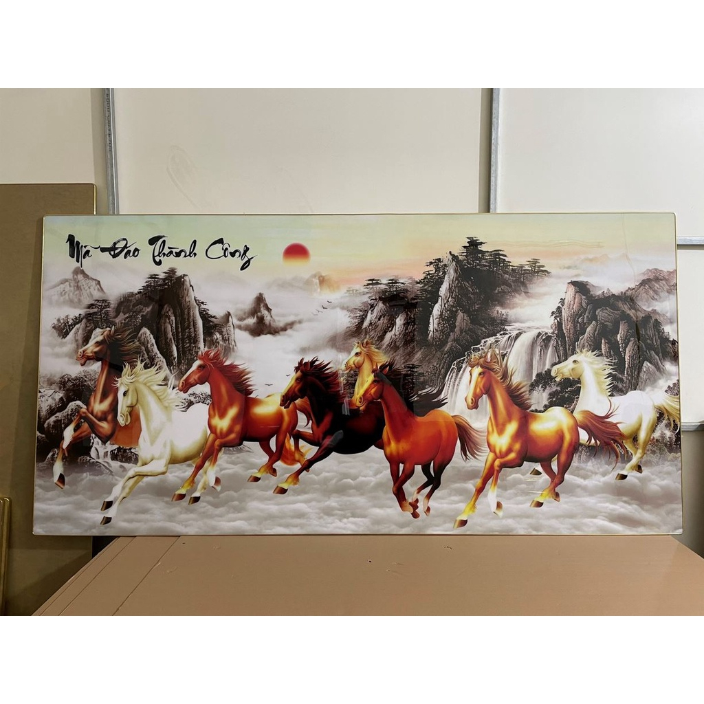 Tranh treo tường, tranh tráng gương pha lê cao cấp, Giá tại xưởng. Phù hợp trang trí phòng khách, phòng ngủ, cầu thang