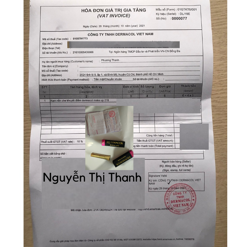 Kem Nền, Kem Che Khuyết Điểm, Che Hình Xăm Dermacol Lâu Trôi, Hàng Chính Hãng