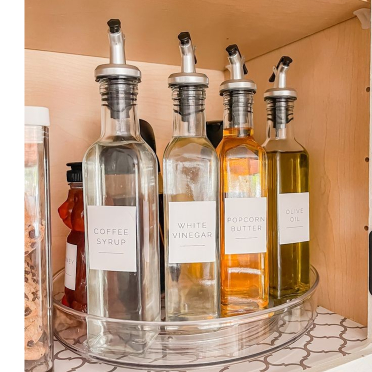 Chai rót dầu ăn thuỷ tinh dáng vuông 250ml - Guchi.store