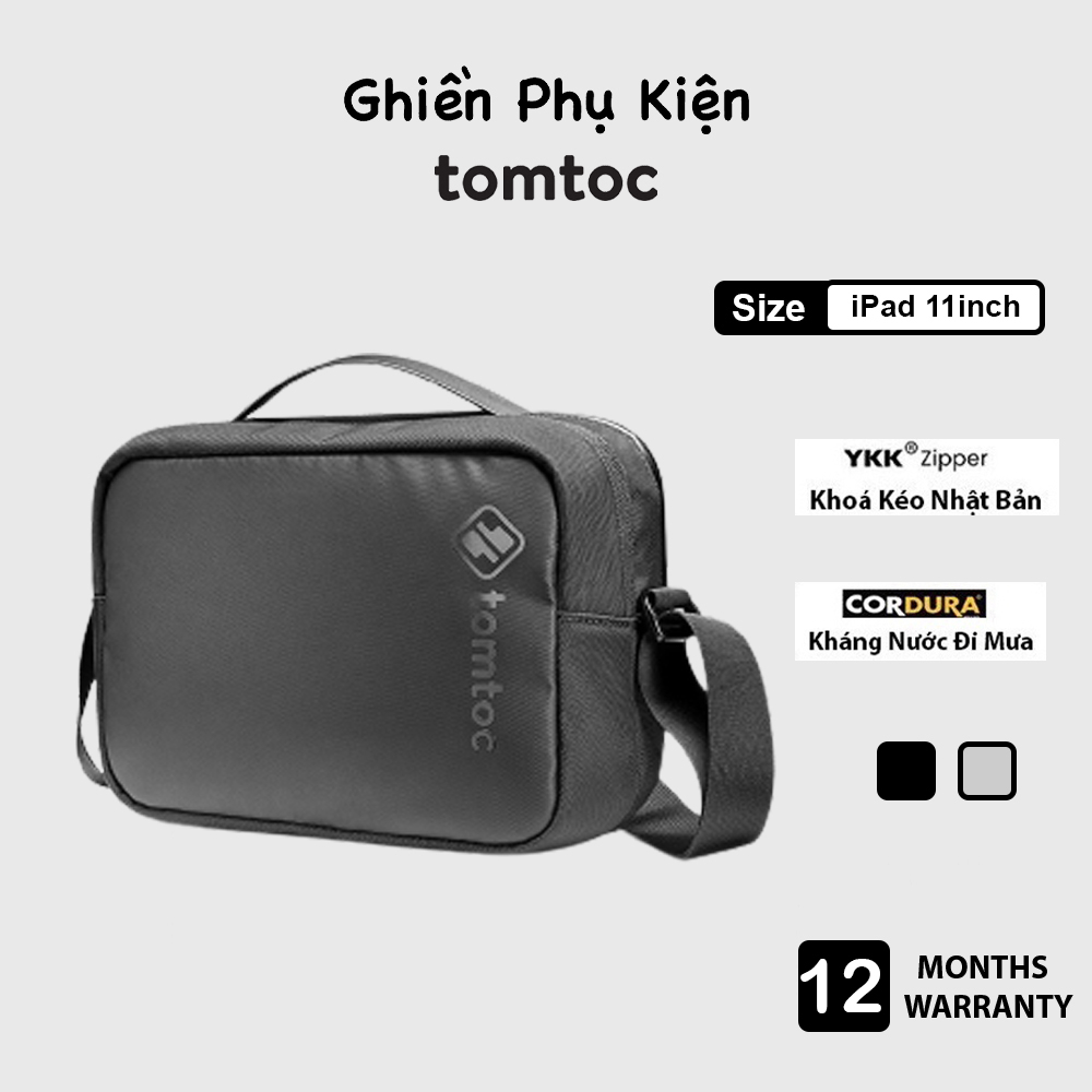 Túi Đeo Chéo Tomtoc Accessories Crossbody Dành Cho iPad 9.7-11inch Hàng Chính Hãng