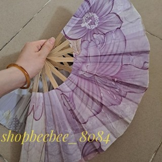 Quạt giấy cán tre quạt mát mùa hè siêu rẻ