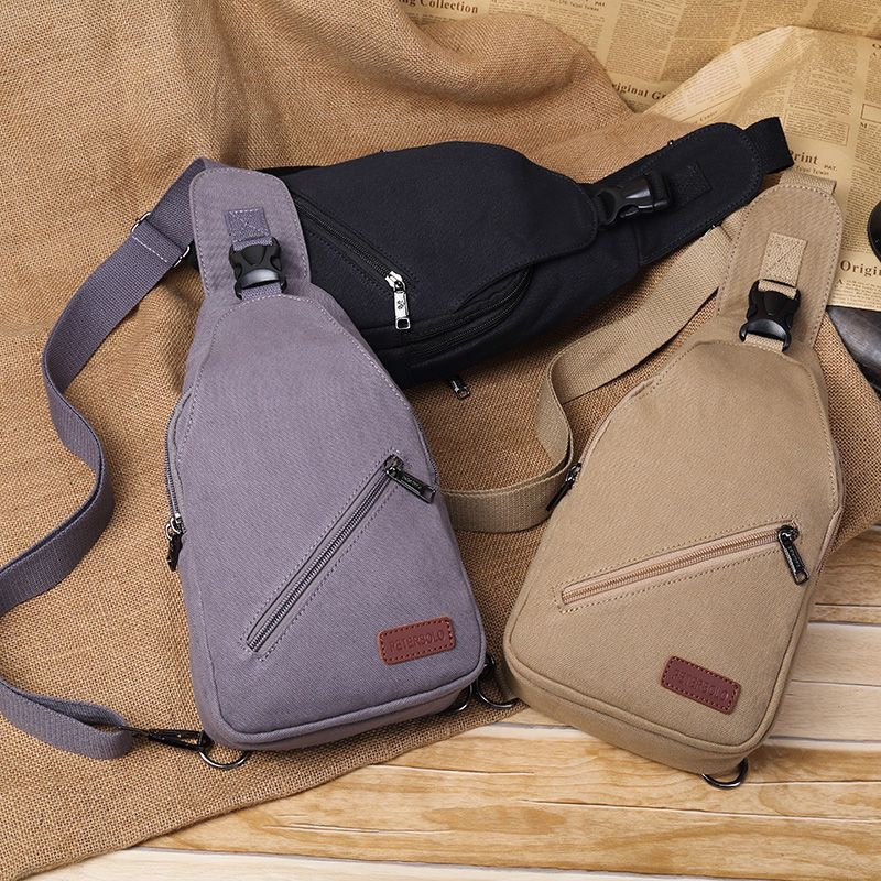 Balo nhỏ đeo chéo BL4 Peterbolo vải Canvas [CEC Store]