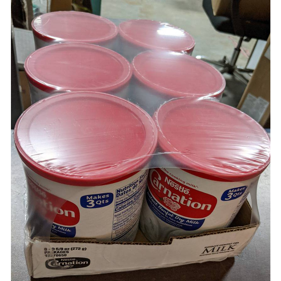 Sữa khô không béo the cooking milk Nestle Carnation Instant Nonfat Dry Milk 272g, 645g của Mỹ