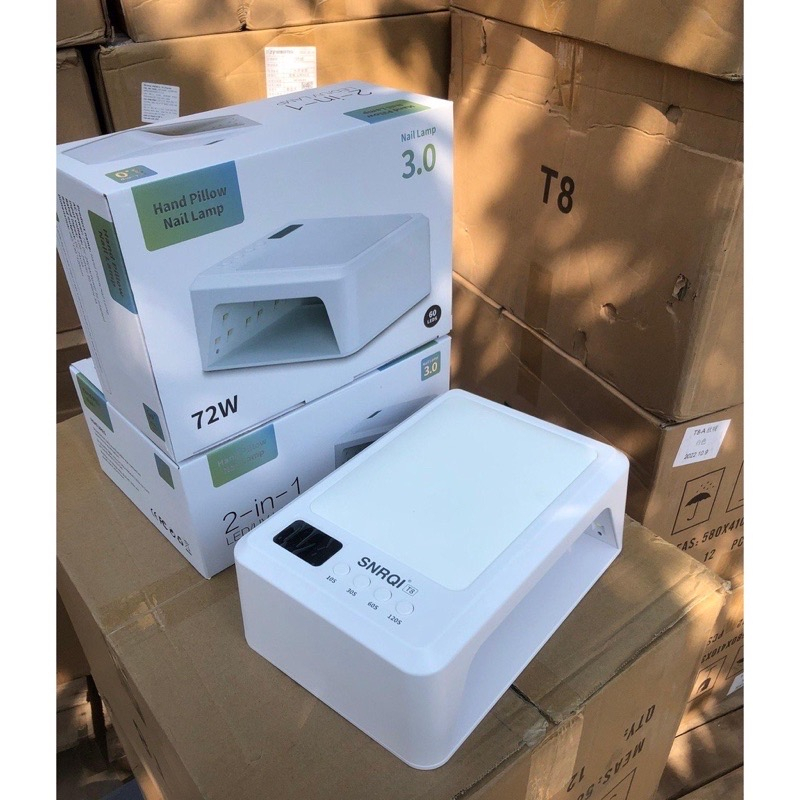 Máy hơ gel T8 SNRQI khoang rộng vừa 2 tay 72W