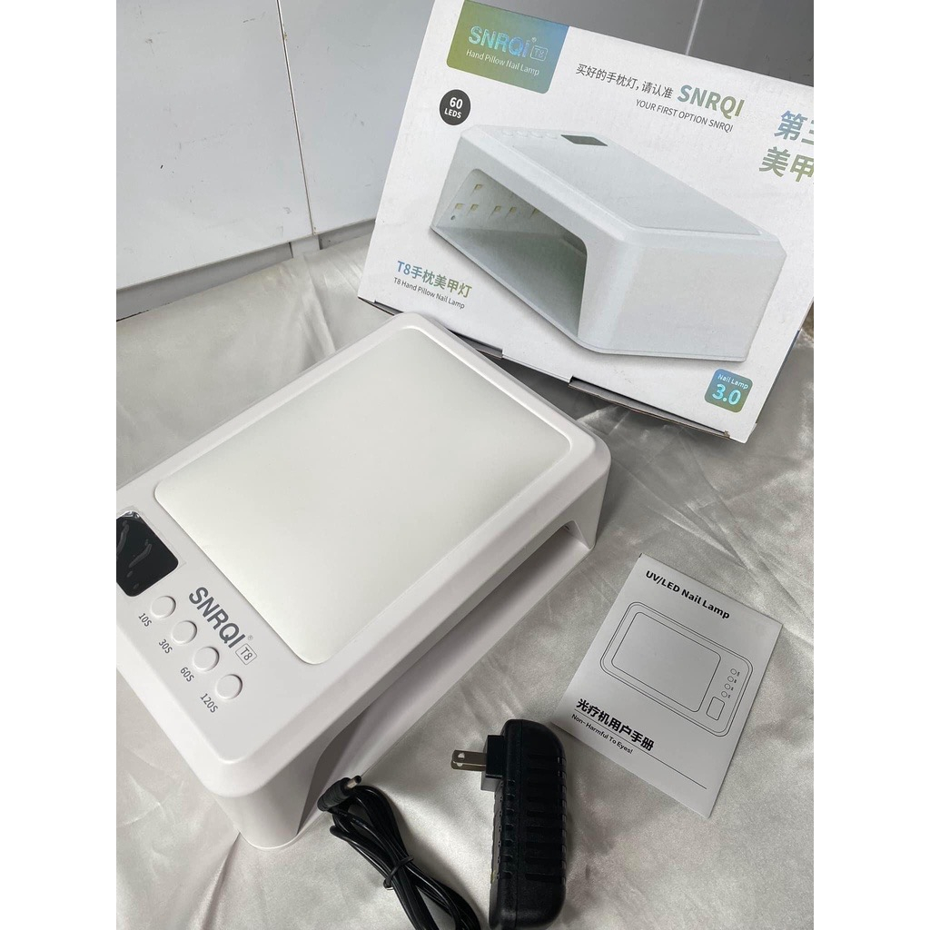 Máy hơ gel T8 SNRQI khoang rộng vừa 2 tay 72W