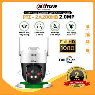 [Mẫu mới] Camera wifi PTZ mini quay quét ngoài trời DAHUA  SD2A200HB-2.0MP/5.0MP Full HD,báo động còi hú, có màu ban đêm