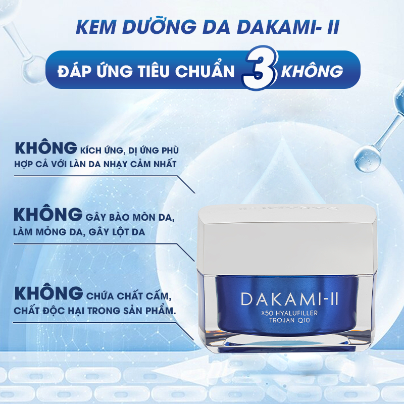 Kem Dakami II, kem dưỡng da hỗ trợ làm mờ thâm nám, tàn nhang
