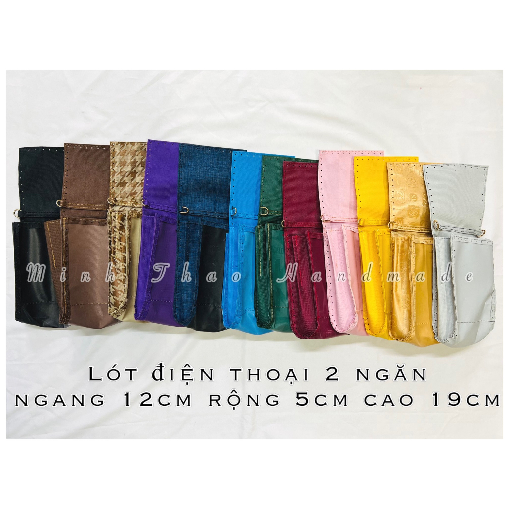 Lót điện thoại 2 ngăn