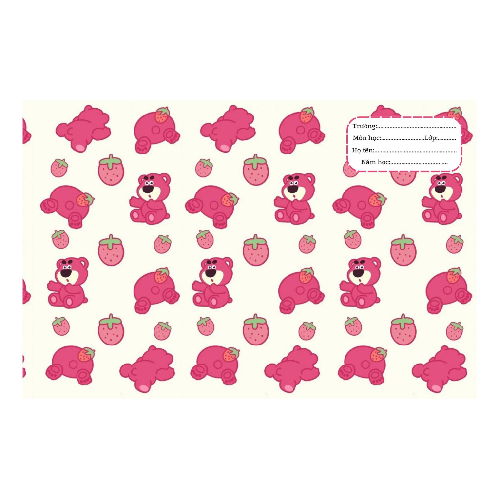 🫶🏻Combo 10 tờ🫶🏻 Giấy bao tập sinh viên/ tập B5 KHÔNG KÈM GIẤY KIẾNG - MẪU 1 - BÌA BAO TẬP CUTE