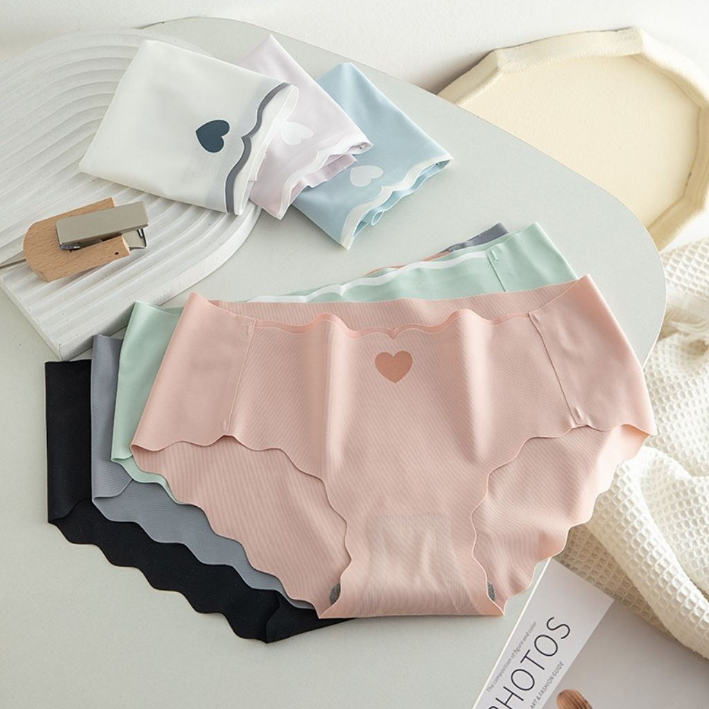 Quần lót nữ đúc su lượn sóng  không đường may đáy quần ép kháng khuẩn khử mùi chống cộm JOCOSI L8520