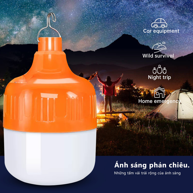 30w/300w led rechargeable portable tent lamp battery flashlight outdoor barbecue camping emergency l