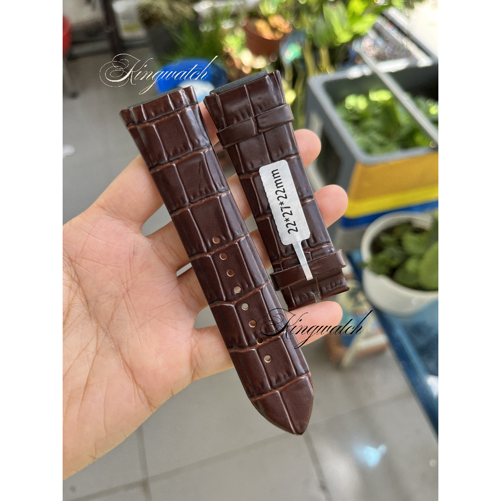 Dây da cho đồng hồ guess 22x27x22mm