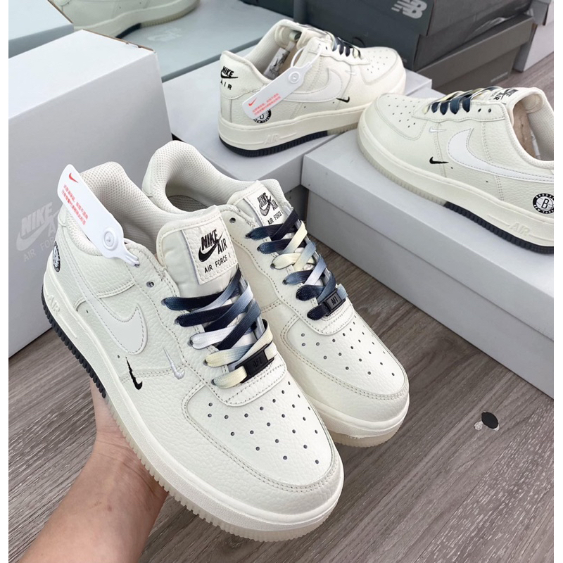 Giày Thể Thao Full Trắng, Sneaker Đế Âm Dương