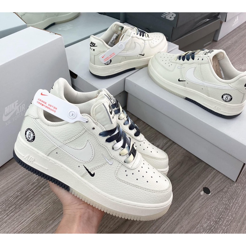 Giày Thể Thao Full Trắng, Sneaker Đế Âm Dương