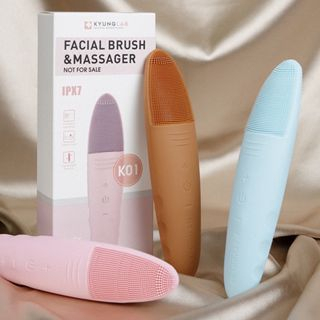 Máy rửa mặt Kyung Lab Facial Brush Massage 5 chế độ rung siêu âm 8000 lần/phút KyungLab