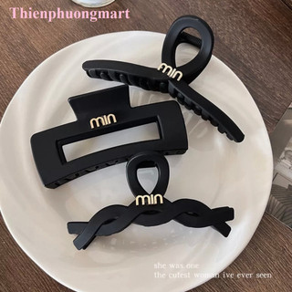Combo 3 kẹp tạo kiểu tóc dễ thương màu đen - kẹp càng cua 3 cái / set