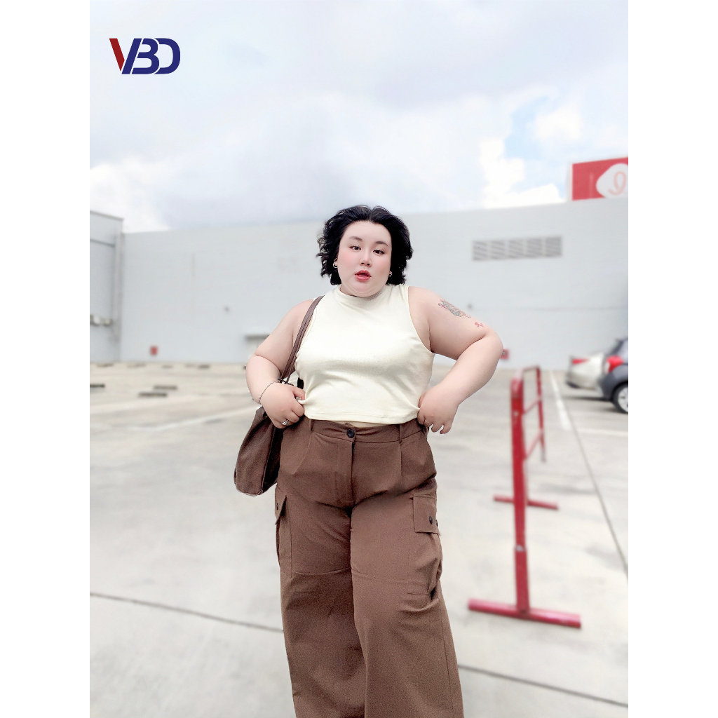 Quần kaki bigsize túi hộp bigsize QD006 cho nàng béo từ 45 tới 90kg