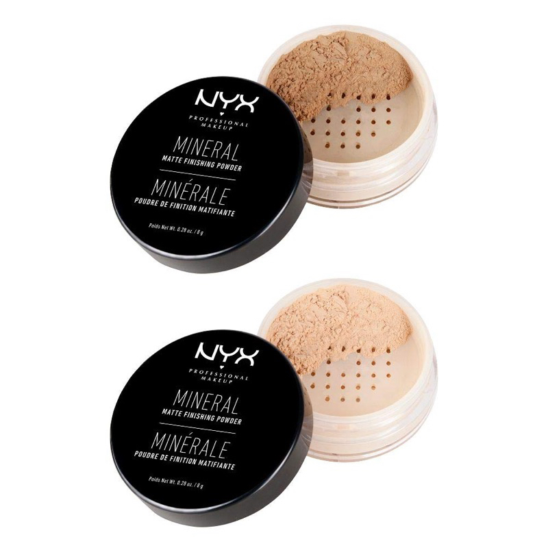 Phấn phủ bột NYX mineral Matte Finish Pơder 8g