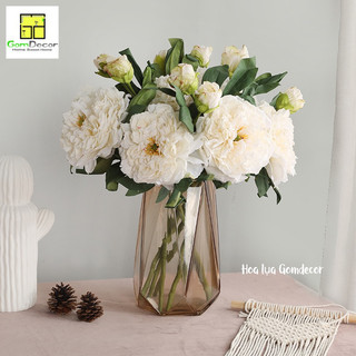 Hoa mẫu đơn giả hoa peony giả hoa lụa đẹp cao cấp