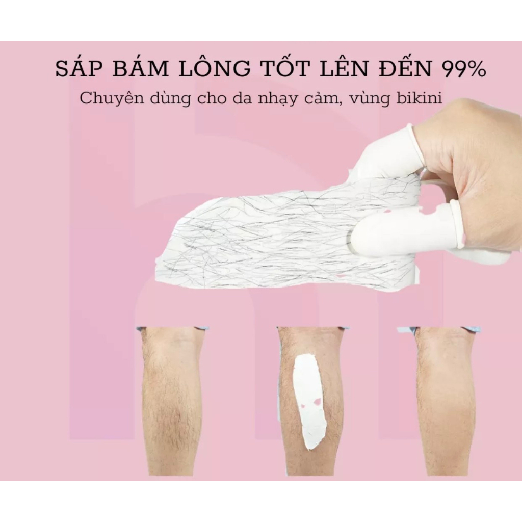 Sáp Wax Lông Sữa Dừa Cao Cấp Siêu Bám Lông, Dành Cho Da Nhạy Cảm