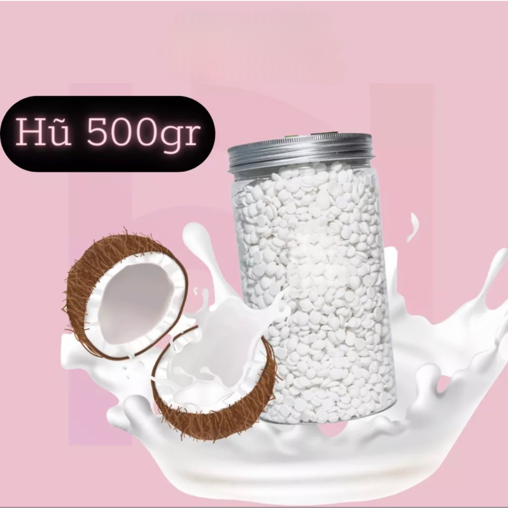 Sáp Wax Lông Sữa Dừa Cao Cấp Siêu Bám Lông, Dành Cho Da Nhạy Cảm