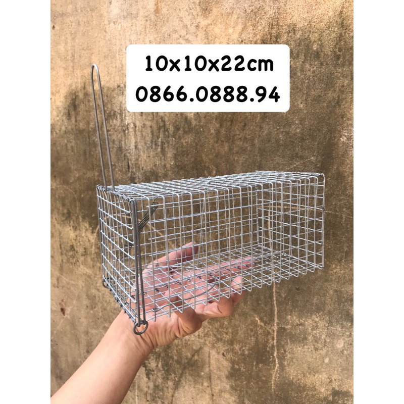 Lồng bẫy sóc,chuột 10x22cm🐁