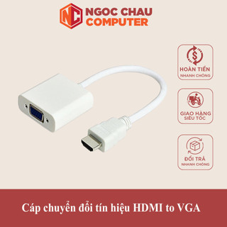 Cáp chuyển đổi tín hiệu hdmi to vga