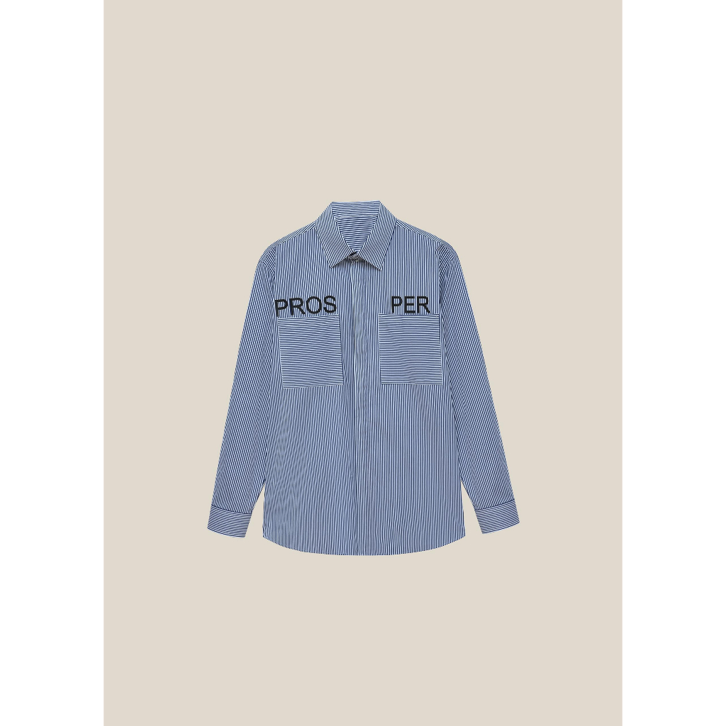PROSPER SHIRT AO SOMI NAM DAS - SỌC XANH