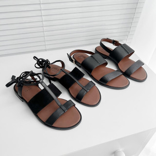 Sandal quai ngang, đế bệt mẫu hè mới