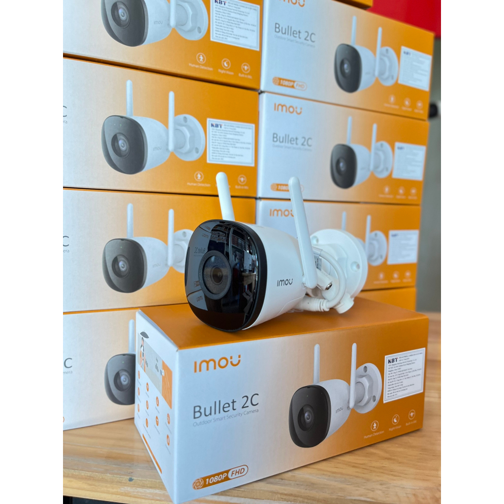 Camera IMOU Wifi ngoài trời chính hãng F22P/F42P, hồng ngoại ban đêm, ghi hình ảnh có âm thanh Full HD 1080P/ 2K