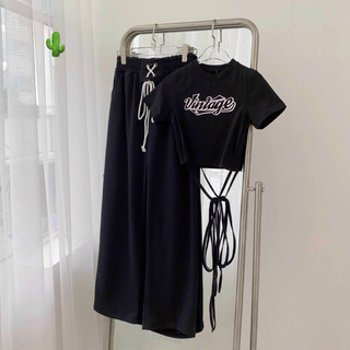 ÁO CROPTOP CỘT EO