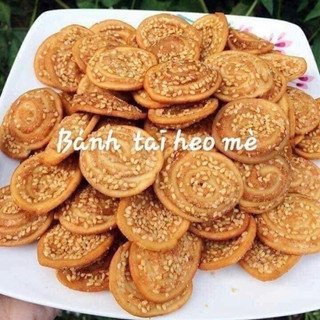Bánh Tai heo mè siêu ngon hủ 500gr - haobabanh