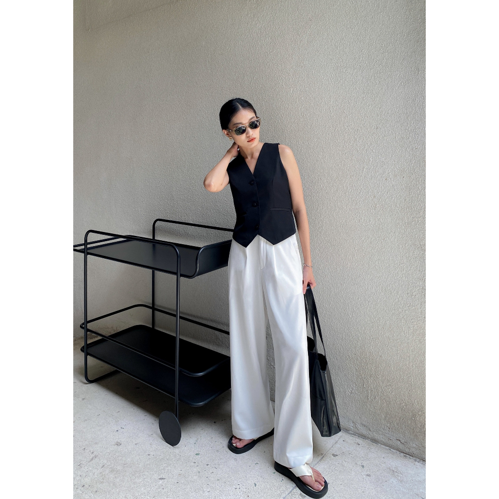 Áo Gile Nữ Thuongboo Chất Liệu Cotton Nhật Thoáng Mát Thoải Mái Tôn Lên Cá Tính Mạnh Mẽ - Boo Gile