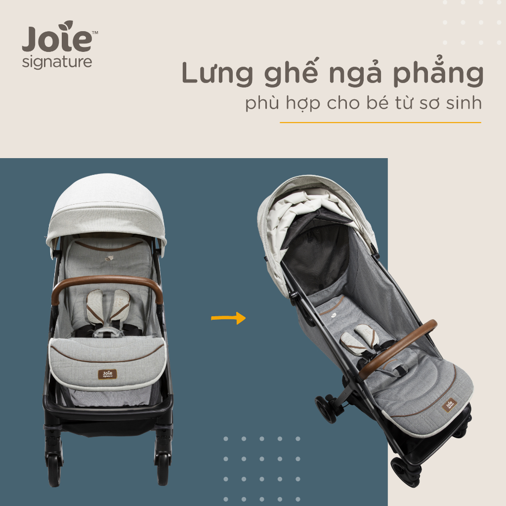 Xe đẩy trẻ em 0-5 tuổi, 0-22kg - JOIE  SIGNATURE