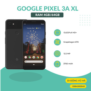 Điện thoại Google Pixel 3a XL bản 2 sim máy đẹp pin khoẻ