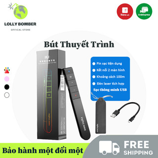 Bút thuyết trình bút trình chiếu powerpoint không dây-pl1,t230 lazer chiếu slide có thể điều khiển 2 màn hình