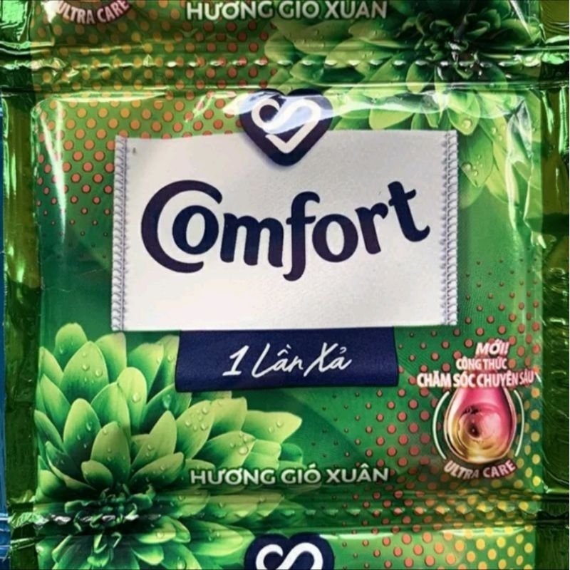 nước xả vải COMFORT dây 10 gói x 20 ml