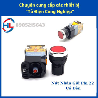 Nút nhấn phi 22, nút nhấn nhả/giữ, Công tắc xoay (Nhiều loại)