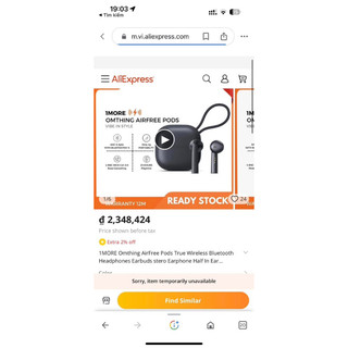 Tai nghe Bluetooth True Wireless Xiaomi 1More omthing AirFree
