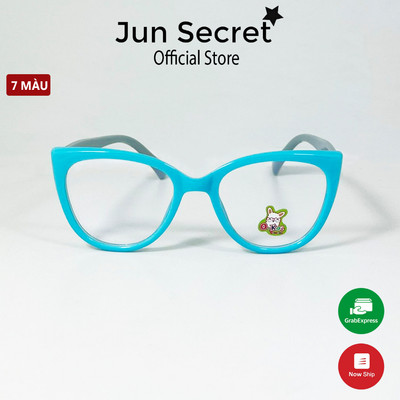 Kính râm trẻ em Jun Secret gọng nhựa dẻo,tròng mắt mèo chống tia UV dành cho bé từ 2-7tuổi JS11059MT