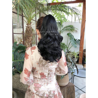 Đuôi tóc ngoạm xoăn - 40cm