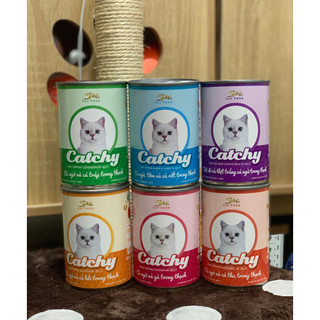 Pate Catchy lon 400gram dành cho mèo