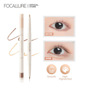 Bút kẻ highlight bọng mắt Focallure 2 trong 1 tạo khối mũi sống mũi dễ kẻ gel kẻ mịn không kem không trôi dễ tán - FA369