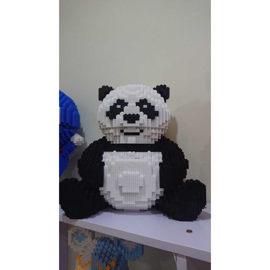 Mô hình lắp ráp, LEGO nhân vật hoạt hình, Lego Doraemon, Lego Pikachu, Lego gấu Panda, đồ chơi xếp hình cho bé