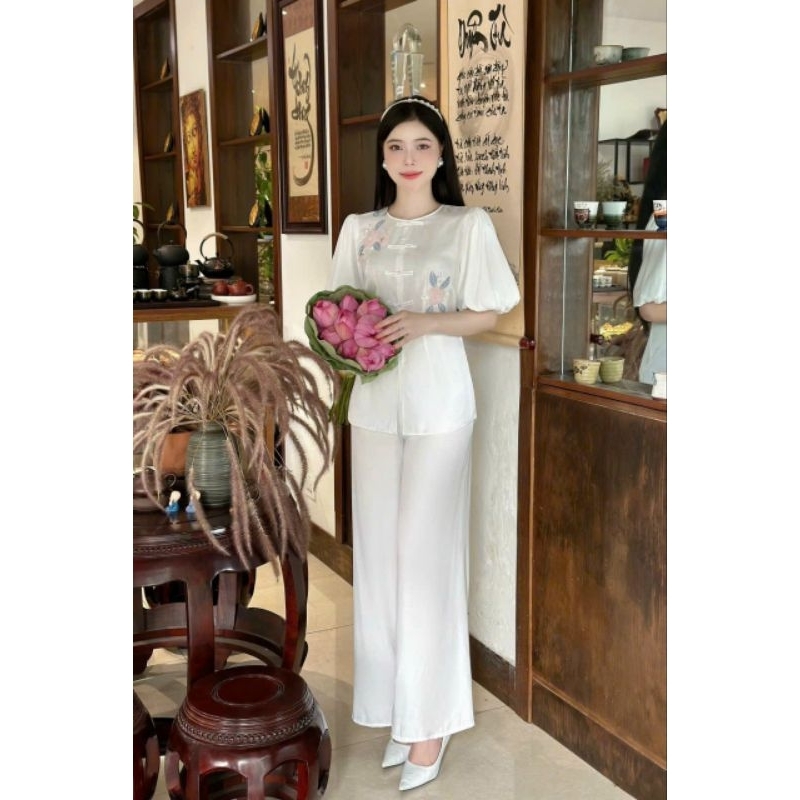 Pháp Phục đi chùa cao cấp - AB15