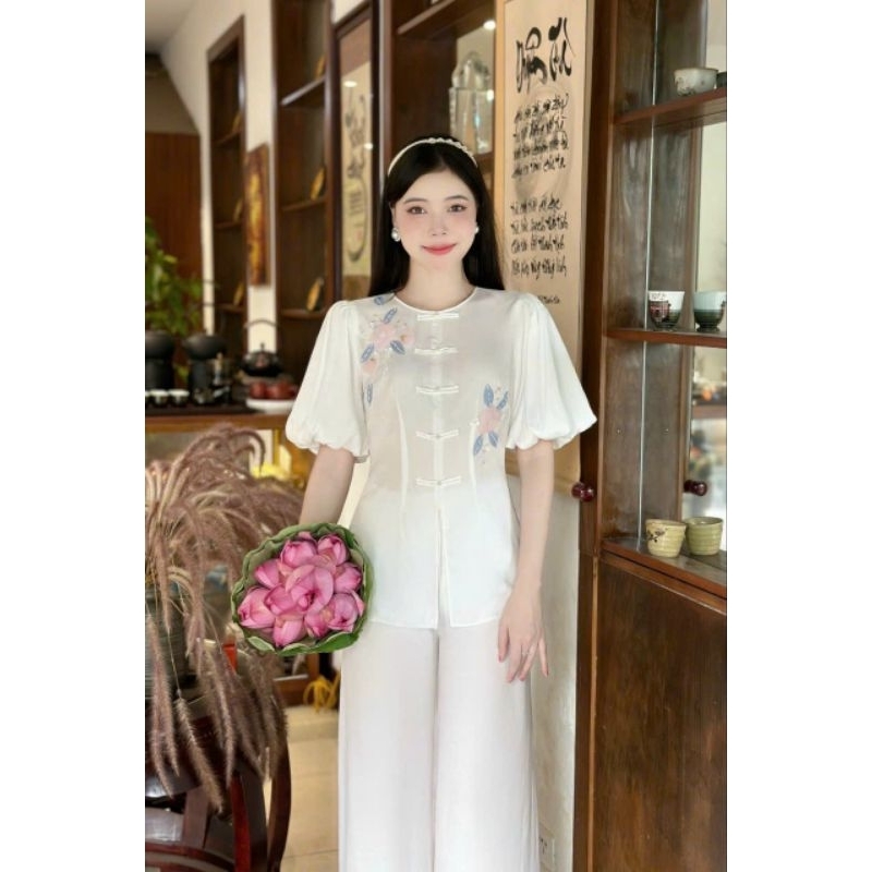 Pháp Phục đi chùa cao cấp - AB15