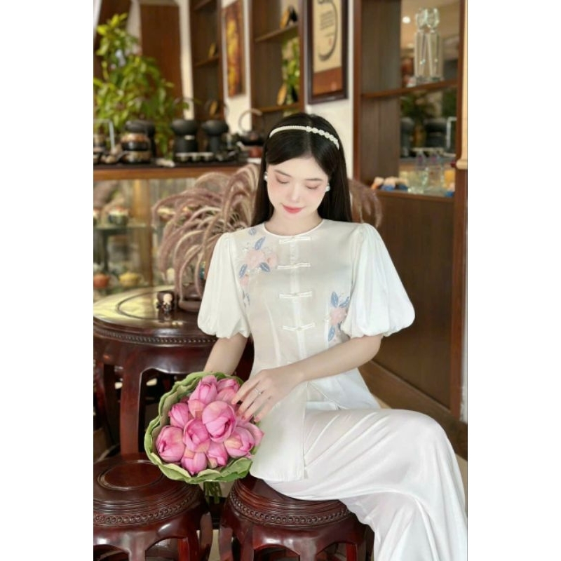 Pháp Phục đi chùa cao cấp - AB15