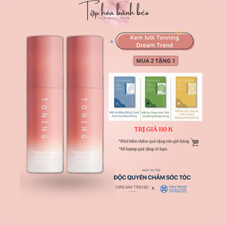 Combo 2 chai Kem lười nâng tone da TONING DREAM TREND trang điểm tự nhiên đều màu da 30ml